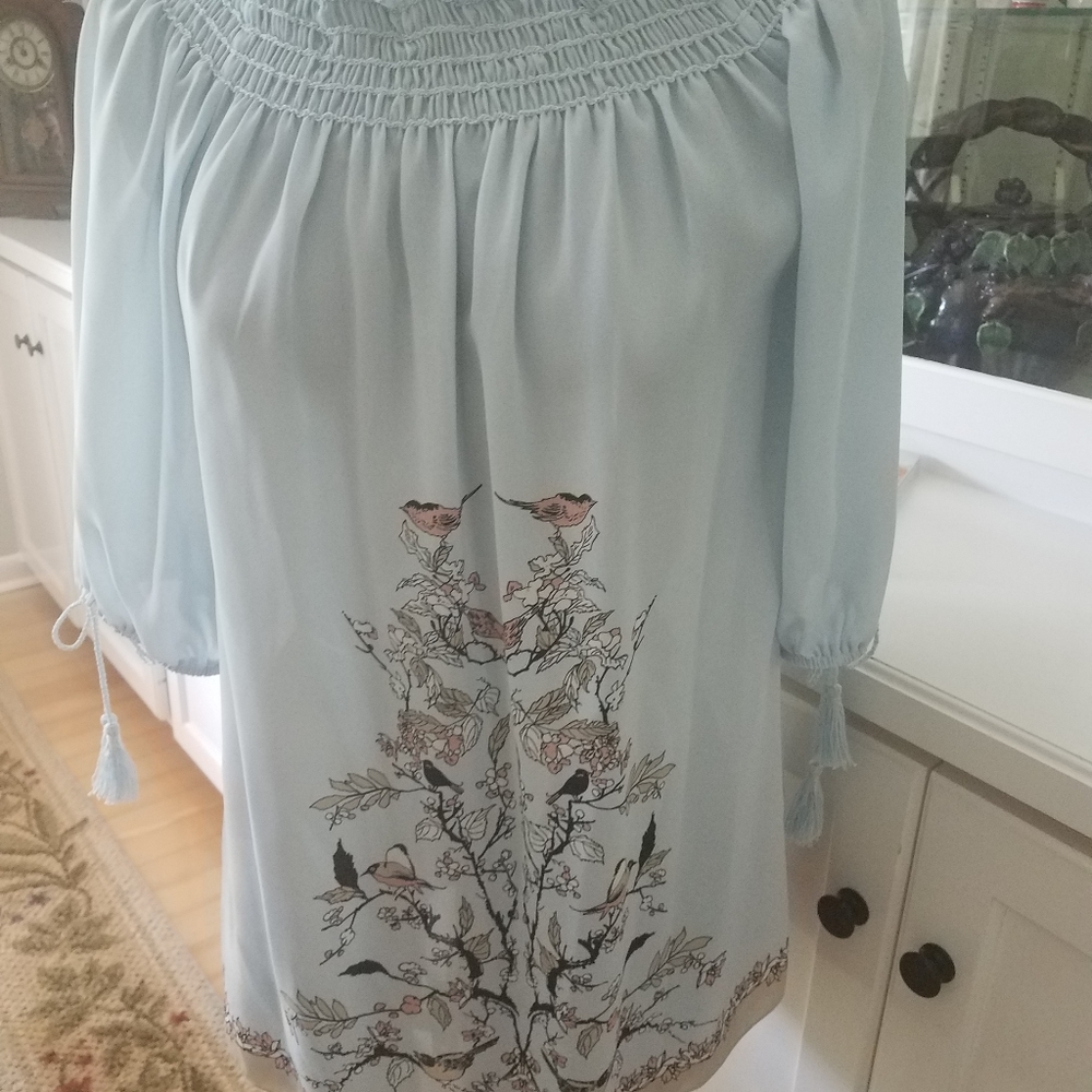 Max Edition Blouse with bird detail